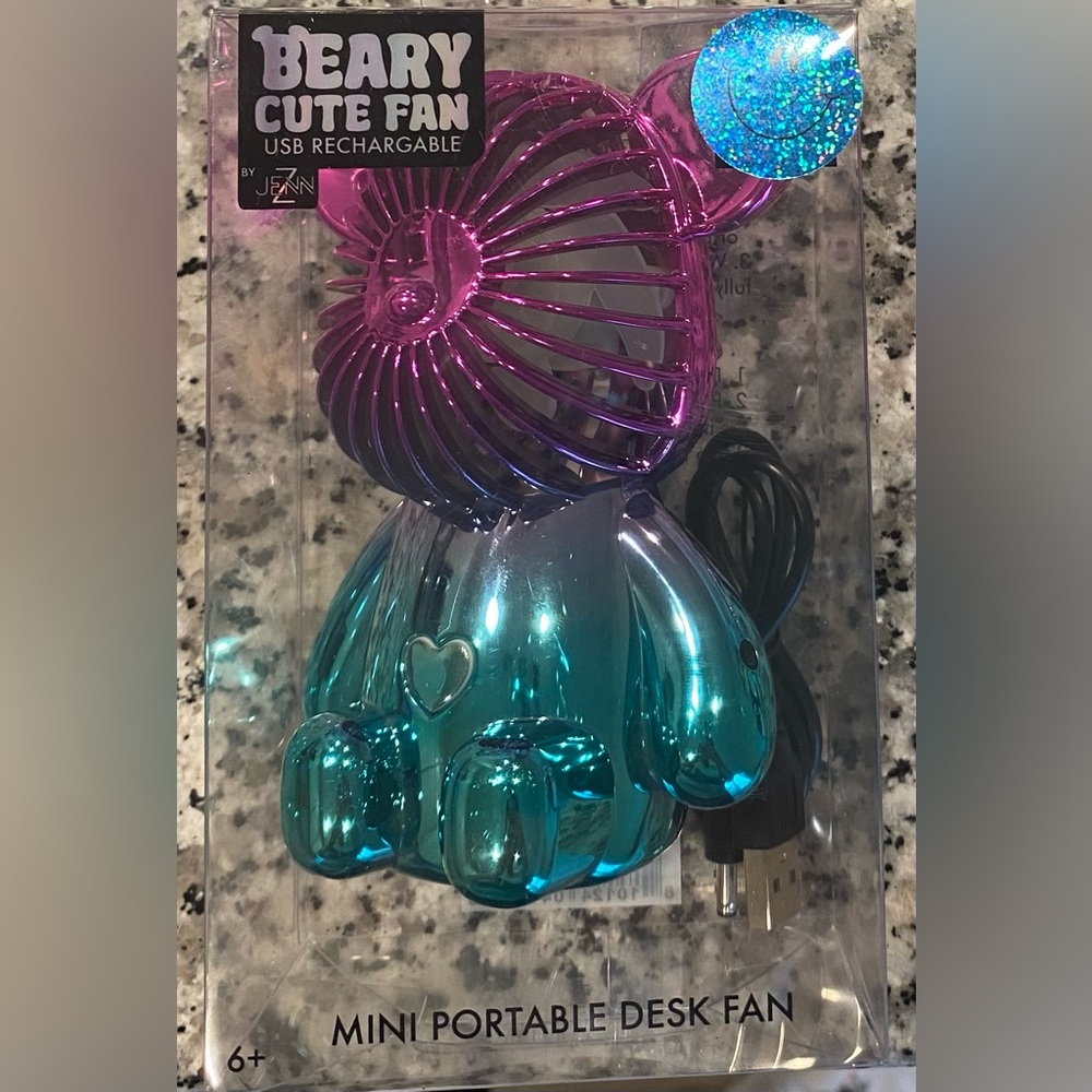 Ombré Teddy Bear Fan Mini - Picture 4 of 6